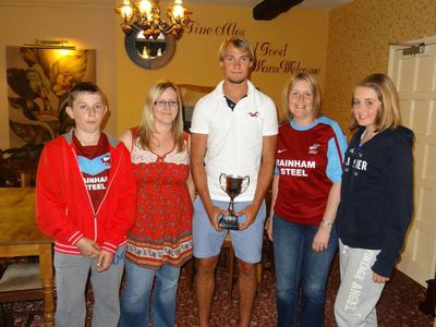 Sam Slocombe with Winterton Iron members