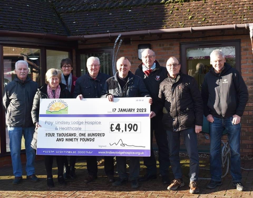Lindsey Lodge Cheque 2023